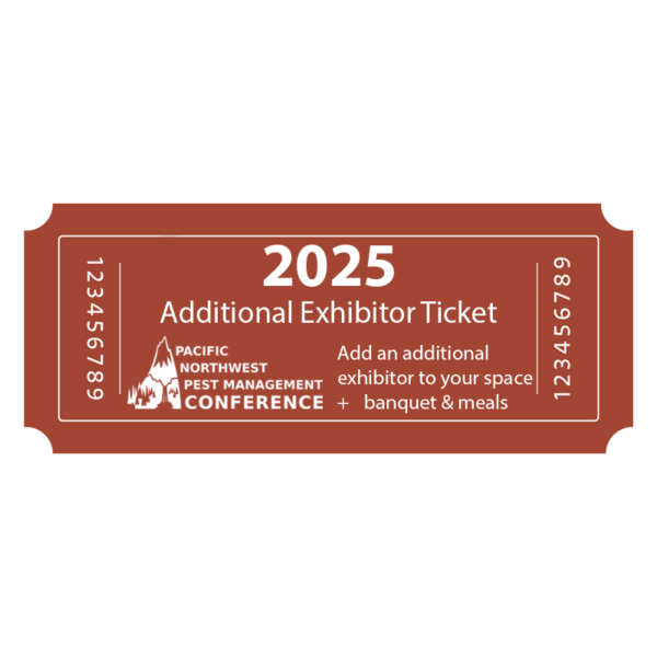 Additional Exhibitor Ticket