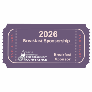2026 Pacific Northwest Pest Management Conference Breakfast Sponsor 2026